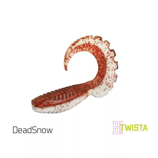 Delphin Twista UVs - DeadSnow 10cm Appât en plastique 5 pièces