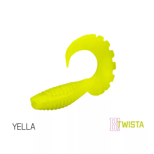 Delphin Twista UVs - Yella 10cm Appât en plastique 5 pièces