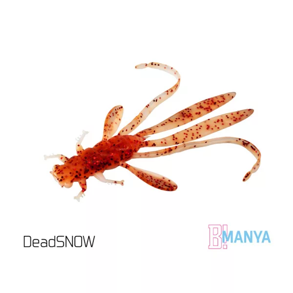 Delphin Manya UVs Nimfa - DeadSnow 10,5cm Appât en plastique 5 pièces