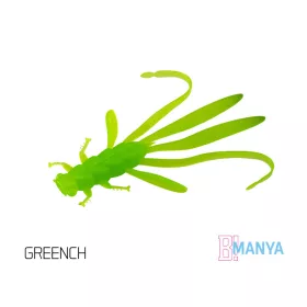   Delphin Manya UVs Nimfa - Greench 10,5cm Appât en plastique 5 pièces