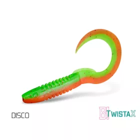   Delphin TwistaX Eeltail UVs - Disco 15cm Appât en plastique 5 pièces