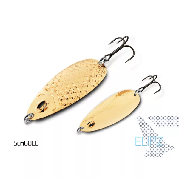 Delphin Elipz FullScale Cuillère Ondulante #2 12g Sungold