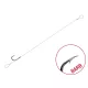 Delphin FLR Loop 8cm 0,22mm 10 Hameçon pré-monté à œillet, barbelé 6 pièces