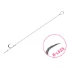 Delphin Proxi Sting 12cm 0,10mm 12 Hameçon pré-monté à œillet, sans ardillon, avec pic d'appât 6 pièces
