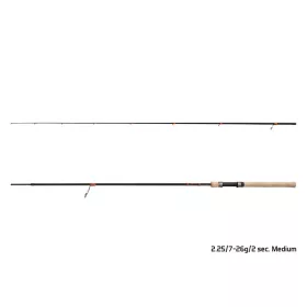 Delphin Corx Spin Medium 2,25m 7-26gr Canne spinning 2 brins