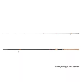 Delphin Corx Spin Medium 2,44m 8-32gr Canne spinning 2 brins