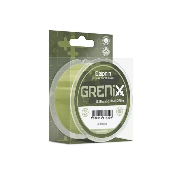 Delphin Grenix Vert 0,261mm 500m Fil monofilament