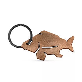 Delphin Carpener Porte-clés décapsuleur Bronze