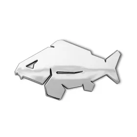Delphin Carp Autocollant 3D Chrome