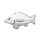 Delphin Carp Autocollant 3D Chrome