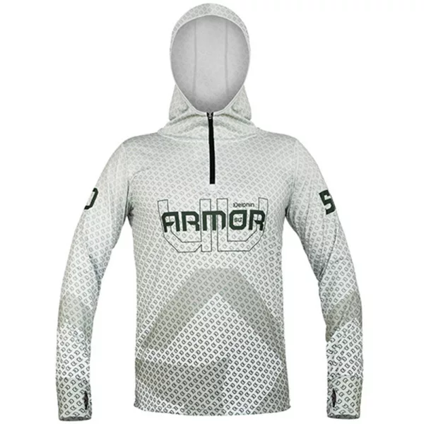 Delphin UV Armor 50+ Maillot à manches longues à capuche olive L
