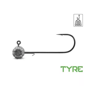 Delphin Tyre 12gr 3/0 Tête plombée avec porte-grub 5pcs