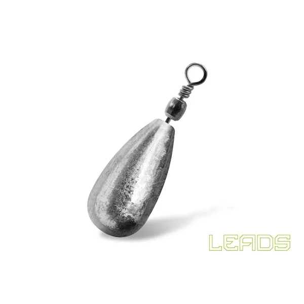 Delphin Leads Plomb Poire avec Émerillon 30,0gr 5pcs