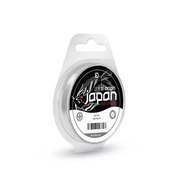 Delphin Japan Origin 0,234mm 50m Bas de Ligne Monofilament Ultra Transparent