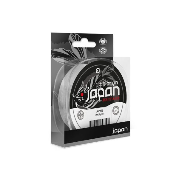 Delphin Japan Origin 0,234mm 200m Fil de Pêche Principal Monofilament Ultra Transparent