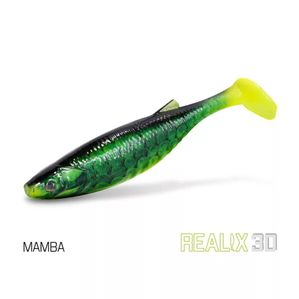Delphin Realix 3D Mamba 13cm Leurre souple 2pcs