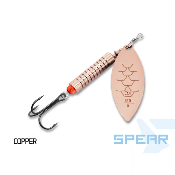 Delphin Spear Spinner Cuivre 3gr Cuillère tournante
