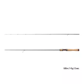   Delphin Troutera HardLure 1,80m 1-5gr Canne Spinning 2 pièces