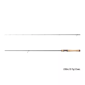   Delphin Troutera HardLure 2,10m 2-7gr Canne Spinning 2 pièces