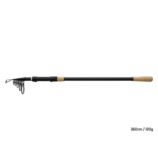 Canne télescopique Delphin Torrax 3,60m 100gr 7 brins