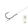 Delphin Fluoro Sting Feeder Rig 12cm Fluorocarbon Bas de ligne pré-noué 8 hameçon Chinu 10pcs