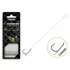 Delphin Fluoro Sting Feeder Rig 8cm Fluorocarbone Bas de ligne prémonté 6 Hameçon Turner 10 pièces