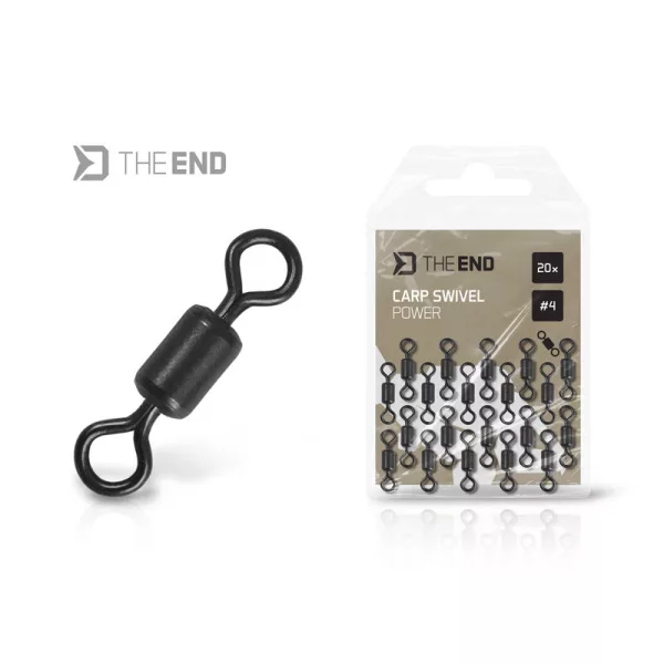 Delphin La Fin Power 4 Émerillon pour Carpe 20pcs