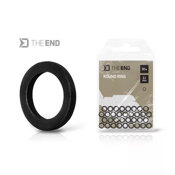 Delphin The End Ring 3,1mm Anneau métallique 30pcs