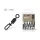 Delphin The End QuickS-T 4 Émerillon avec agrafe rapide 10pcs