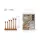 Delphin La Fin Bouchon Flexible en Plusieurs Tailles et Couleurs 36pcs