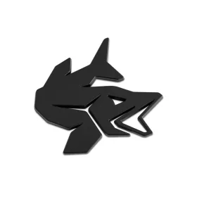 Autocollant 3D Delphin Pike Chrome
