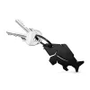 Delphin Carpener Porte-clés Ouvre-bouteille Noir