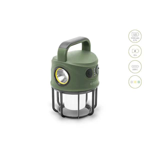 Delphin Multix Lampe de Camping 4400mAh