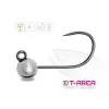 Delphin T-Area BL Tungsten Jig 4,6mm 0,9gr 6 Micro Tête de Jig en Argent 5pcs