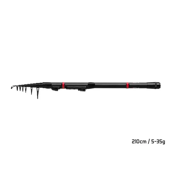 Delphin PocketRocket 2,10m 5-35gr Teleszkópos Bot