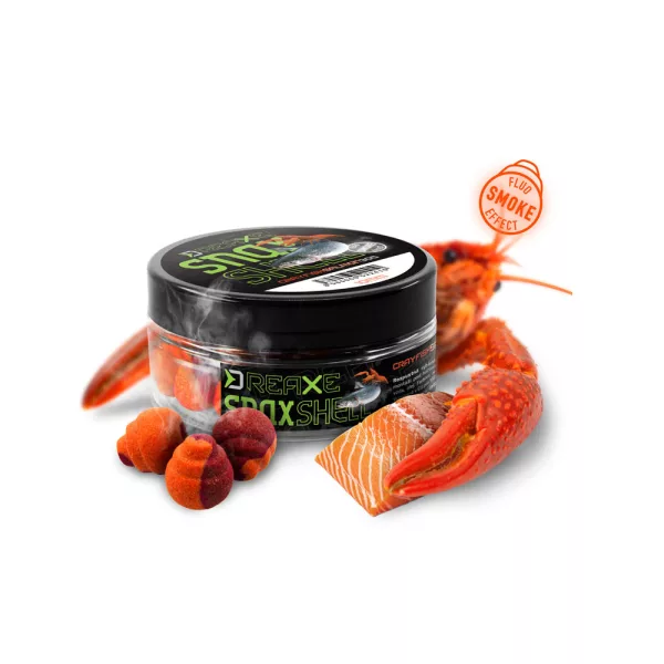 Delhpin D Snax Shell 14mm Saumon - Écrevisse Wafters Solubles 30gr