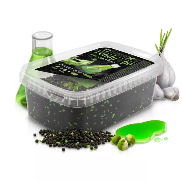 Delphin Reaxe Ready&Go Fokhagyma-Vajsav Pellet Box 400gr + 120ml Booster és 10mm Wafters