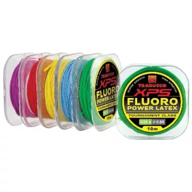   Trabucco XPS Fluoro Latex 4/0,8mm 10m Caoutchouc Plein Pour Canne À Coup