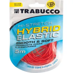   Trabucco HI-Stretch Hybrid Elastic 1,6mm Élastique Hybride pour canne à emmanchement 5m