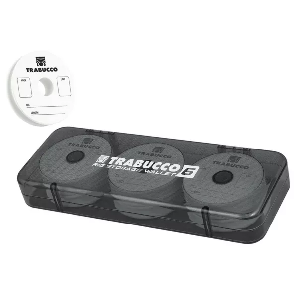 Trabucco Rig Storage Wallet 6 pièces 70mm Porte-bas de ligne 9x24x3cm