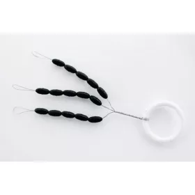   Trabucco Fl.Stop Noir Bouchon en caoutchouc Tailles Assorties