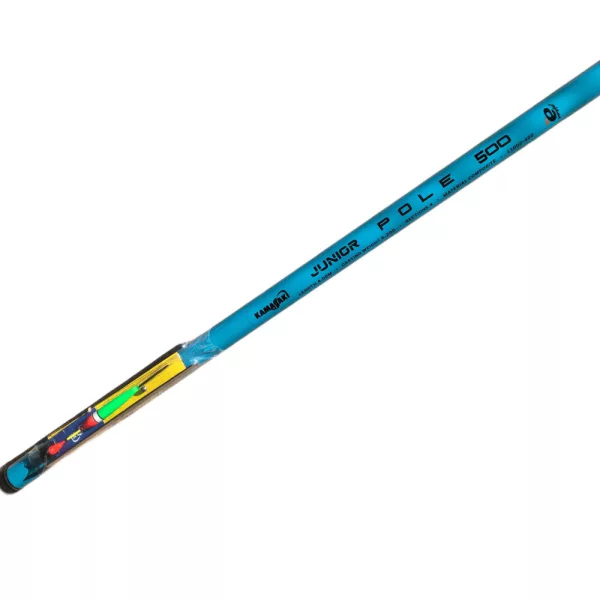 Kamasaki Junior Canne à emmanchement avec Pocket Pêche Bleue 5m