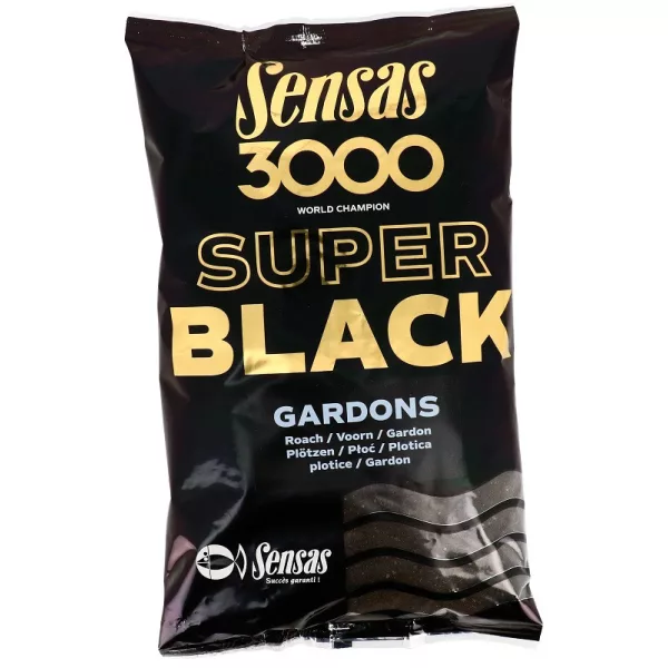 Sensas 3000 Super Noir Gardon Amorçage 1kg