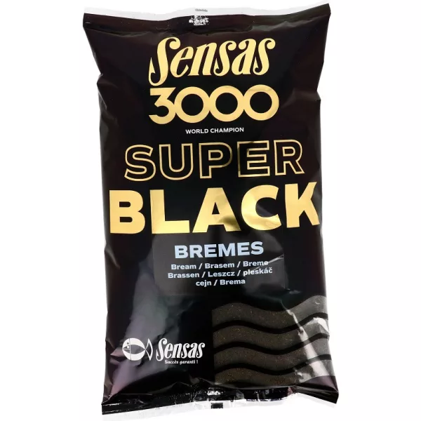 Sensas 3000 Super Noir Brème Amorçage 1kg