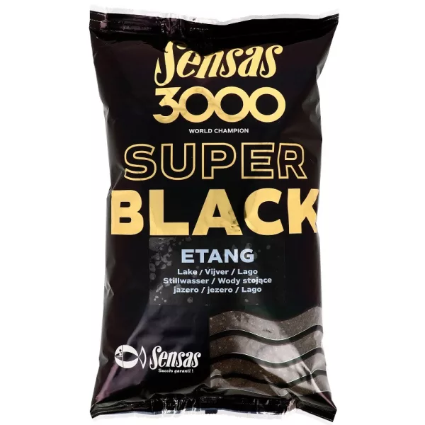 Sensas 3000 Super Noir Lac Amorçage 1kg
