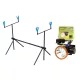 Kamasaki Economic Rod Pod 2 Cannes avec Lampe frontale super puissante