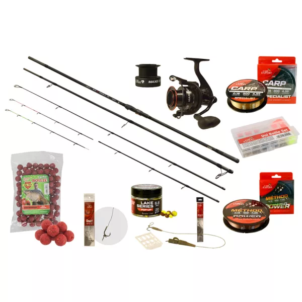 Carp Expert Max2 Double Pointe 3,60m Ensemble de pêche