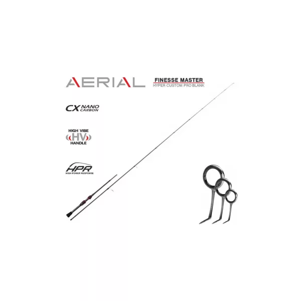 Rapture Aerial 1,8m 0,5-7gr Canne à lancer en 1+1 sections