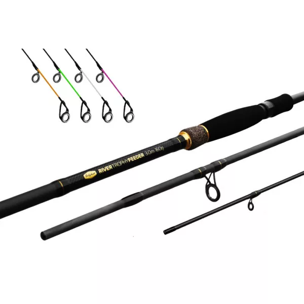 Delphin RIVER Trophy canne feeder + 4 scions 300cm/160g
