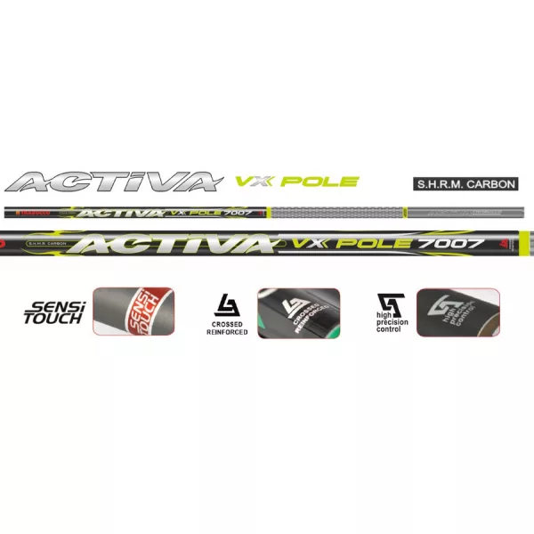 Trabucco Activa VX Pole 7007 7m Canne à emmanchement 7 sections